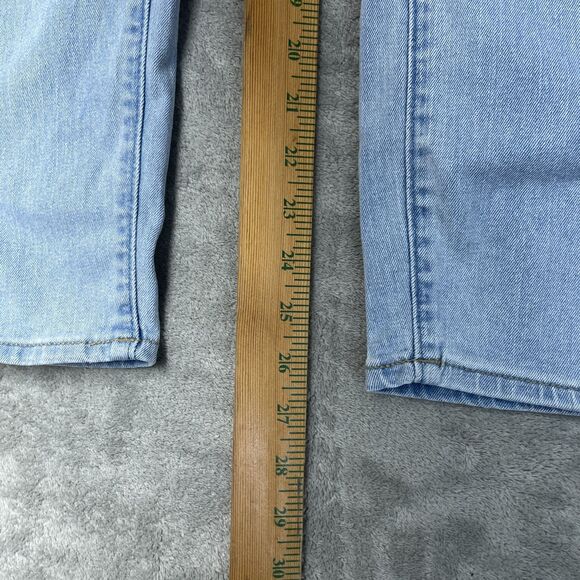 Calvin Klein Women's 6/28 High Rise Skinny Ankle Robins Egg H1080 - Picture 3 of 10